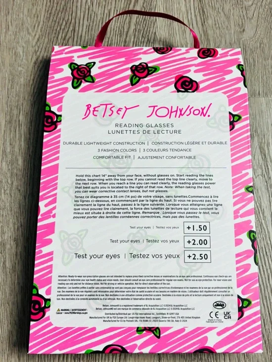 Betsey Johnson 3-Pack Reading Glasses Set (+1.50) - Picture 3 of 3